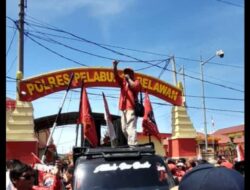 Ratusan Pemuda Batak Bersatu Mendatangi Polres Pelabuhan Belawan, Minta Pelaku Perampokan Ditangkap