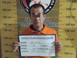 Sat Narkoba Polres Pelabuhan Belawan Tangkap Pengedar Narkoba di Desa Helvetia