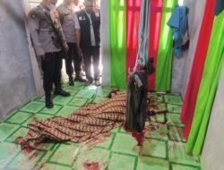Unit Identifikasi Satreskrim Polres Aceh Timur Olah TKP Penemuan Mayat di- Idi Tunong