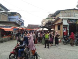 Hari Meugang Idul Adha 1445 H, Polres Aceh Tengah Gelar Pengamanan Disejumlah Pasar Daging Dan Titik Keramaian Masyarakat