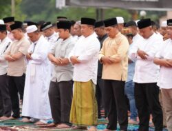 Polda Sumut Melaksanakan shalat Idul Adha Dan Berkurban 154 Sapi untuk masyarakat