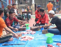 Rutan Labuhan Deli Melaksanakan Shalat Idul Adha 1445 H/2024M Dan Penyembelihan Hewan qurban.