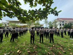 Simulasi Pengamanan PSSU: Polres Pidie Jaya Jamin Demokrasi Aman