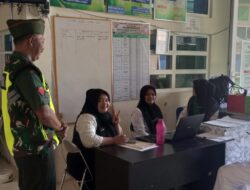 Babinsa: Komsos Pelayanan Kesehatan di Puskesmas