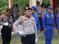 Upacara Tabur Bunga di Hari Bhayangkara ke-78: Polres Pidie Jaya Kenang Jasa Pahlawan