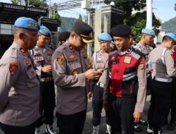 Cegah Judi Online, HP Personil Polres Aceh Tengah di Cek Propam