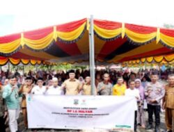 Bupati Sijunjung Benny Dwifa Yuswir, S.STP, M.Si Launching Penyaluran Zakat ASN Se Kabupaten Sijunjung Tahap I Tahun 2024