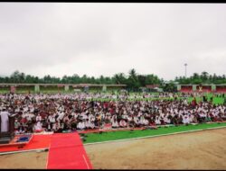 Tumpah Ruah Jemaah Padati Stadion Prof.M.Yamin, SH Hadiri Sholat Idul Adha 1445 H