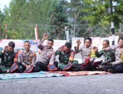 Didong Gayo Tiga Pilar Meriahkan Acara Syukuran Hari Bhayangkara ke-78 di Polres Bener Meriah