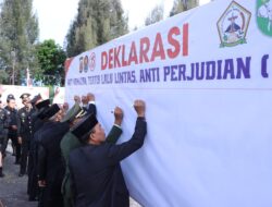 Deklarasi Anti Narkoba, Tertib Berlalulintas, dan Anti Perjudian Digelar Polres Bener Meriah