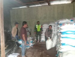Babinsa Dampingi Pendistribusian Pupuk Bersubsidi