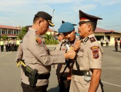 Serah Terima Jabatan Kasat Intelkam dan Pelantikan Kasi Humas,Yang di Pimpin Langsung Oleh Kapolres.