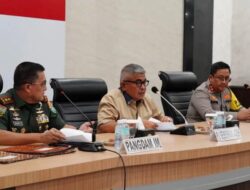 Pangdam IM Bersama Pj Gubernur dan Kapolda Aceh Pimpin Rapat Kesiapan Rencana Presiden RI Transit Aceh Dalam Perjalanan Ke Abu Dhabi UEA