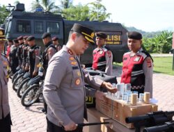 Kapolres Cek Alsus/Almatsus Dalmas: Persiapan Satsamapta Polres Pidie Jaya Hadapi Pilkada 2024