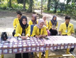 Mengisi Cibro, kepala desa Mandumpang Aceh Singkil Sambut kedatangan Mahasiswa dari Universitas Teungku Umar(UTU) Meulaboh