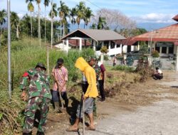 Koramil 04/Pintu Rime Gayo Bersama Masyarakat Melaksanakan Jumat Bersih
