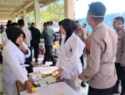 Polres Bener Meriah Lakukan Tes Urine bagi Personel yang Diusulkan Naik Pangkat