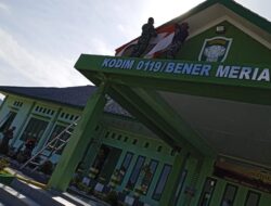 Kodim 0119/BM Kibarkan Umbul – Umbul Sambut HUT Kemerdekaan RI Ke 79