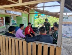 Satgas TMMD Komsos Bersama Masyarakat