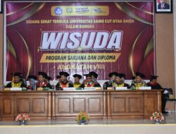 Universitas Cut Nyak Dhien Mewisuda 81 lulusan Program Sarjana Diploma VIII.