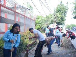 Semarak Hari Pengayoman Ke – 79, Rutan Labuhan Deli Gelar Gotong Royong dan Pemeriksaan Kesehatan