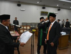 Peresmian Pengangkatan Pengganti Antar Waktu Anggota DPRK Langsa Masa Sisa Jabatan Periode 2019-2024.