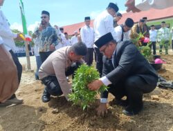 Kapolres Aceh Tengah Hadiri Penyerahan Sertifikat Kota Wakaf Dan Pembinaan Aparatur Sipil Negara 