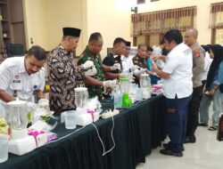 Pemusnahan Sabu.10.550 Gram Oleh Polres Langsa Acara Berlangsung Di Aula Adhi Pradana.