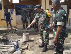 Dansatgas Letkol Kav Ino, Dampingi Tim Wasev Tinjau Lokasi TMMD