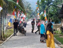 Satgas TMMD 121: Ajak Masyarakat Sambut HUT Kemerdekaan 79 Tahun