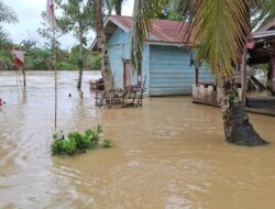 Masyarakat Panik, Lokasi Pemukiman Desa Serasa Kecamatan Simpang Kanan Rata  Tergenang Banjir