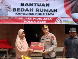 Polres Pidie Jaya Bedah Rumah: Wujud Kepedulian Sosial untuk Kesejahteraan Masyarakat