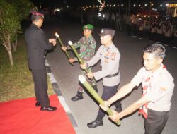 Jelang Detik HUT RI Ke – 79: Dandim Bersama Forkopimda Melaksanakan Malam Taptu