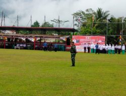 Satgas TMMD 121 Kodim 0119/BM: Dukung Upacara Peringati HUT RI Ke 79