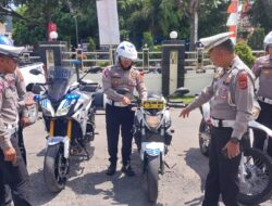 Jelang PON XXI Aceh-Sumut 2024, Sat Lantas Polres Aceh Tengah Cek Kesiapan Randis