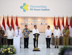 Bey Machmudin Dampingi Presiden Jokowi Resmikan Gedung Pusat Pelayanan Kesehatan Ibu dan Anak RSHS Bandung