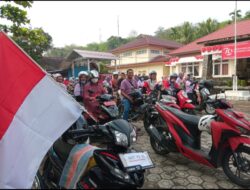 Semarak HUT ke-79 RI, Kecamatan IV Nagari Adakan Touring