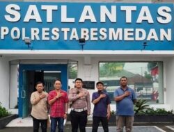 Siap Berkolaborasi, Satlantas Polrestabes Medan Dengan SMSI( Serikat Media Siber Indonesia) Kota Medan.