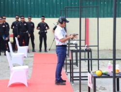 Kapolda Sumatera Utara, Irjen Pol. Whisnu Hermawan , meresmikan Lapangan Tembak “Gineung Pratidina” dii Mako Sat Brimob Polda Sumut,