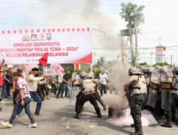 Gelar Simulasi Sispamkota Operasi Mantap Praja 2024,Yang Di Laksanakan Polres Pelabuhan Belawan.