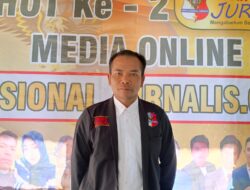 Pimred Media Nasionaljurnalis.com Mengucapkan Ribuan Terima kasih Pada Masyarakat dan Rekan Jurnalis Yang Hadir.