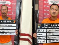 Unit SatReskrim Polsek Medan Baru ,Berhasil Meringkus 2 Pelaku Curanmor.