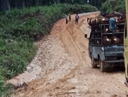 Jalan Lintas Antar Kecamatan Kota Baharu Gunung Meriah, Hancur Hancuran