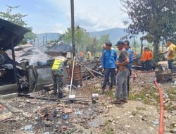 Kebakaran Di Jln Desa Raklunung Blangkejeren