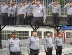 Rutan Kelas I Medan Menggelar Upacara Dalam Memperingati Hari Kesaktian Pancasila.