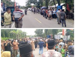 Ribuan Warga Kecamatan Suro Makmur Menyambut Kehadiran Paslon Bupati Dan Wakil Bupati Nomor Urut Satu Pasangan Sahabat Oyon Hamzah