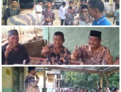 Pasangan Sahabat Oyon Hamzah Menijau SDN Dan Rumah Warga Terancam Longsor Di Desa Alur Linci