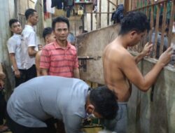 Petugas Rutan Labuhan Deli Gelar Razia Rutin, untuk ciptakan Kamtibmas.