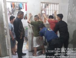 Razia Insidentil Kamar Hunian WBP Rutan Kelas I Labuhan Deli.