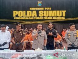 Polda Sumut Berhasil Mengungkap 578 Kasus Narkotika, Dalam Tempo Waktu 47 Hari.